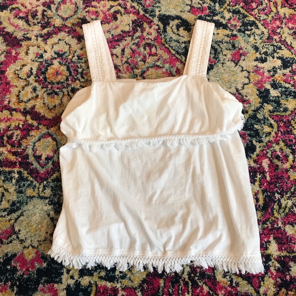 J. Crew Fringe Trim Cami